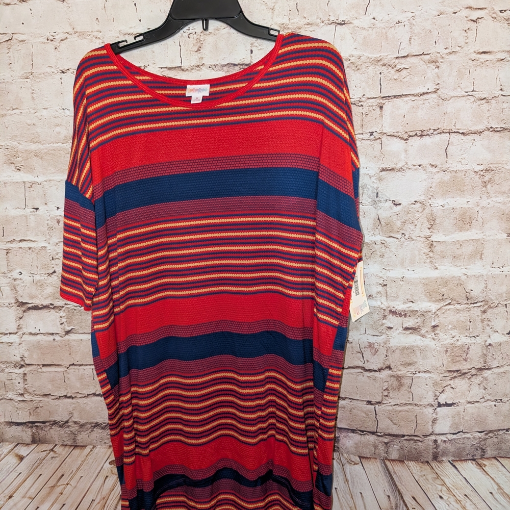♥️Irma Tunic Red, Blue, Yellow NWT Med (12-14)Great for leggings